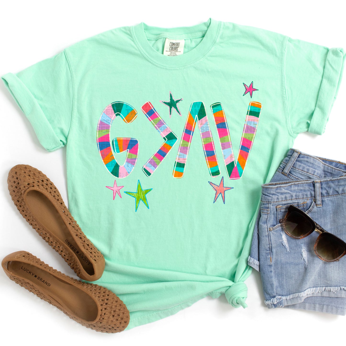 God Is Greater Than The Highs And Low #3879 DTF Transfer