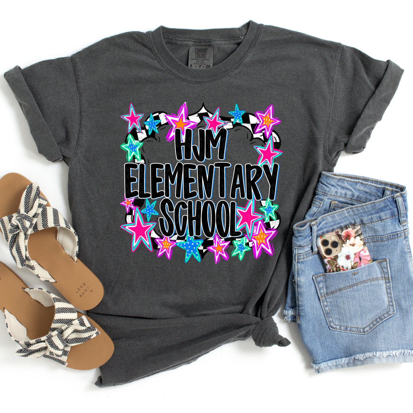 HJM Elementary School Stars #2064 DTF Transfer