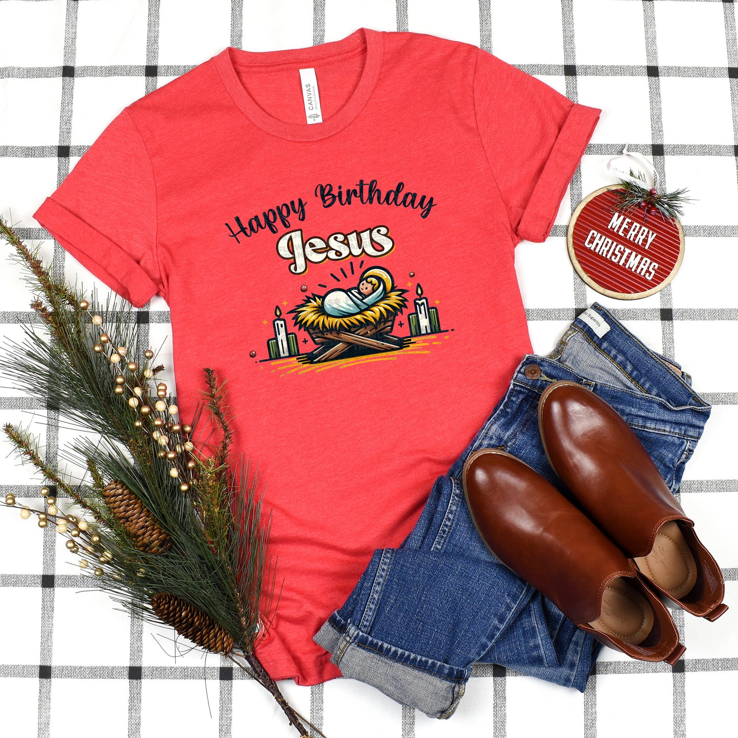 Happy Birthday Jesus - Design 2 DTF Transfer