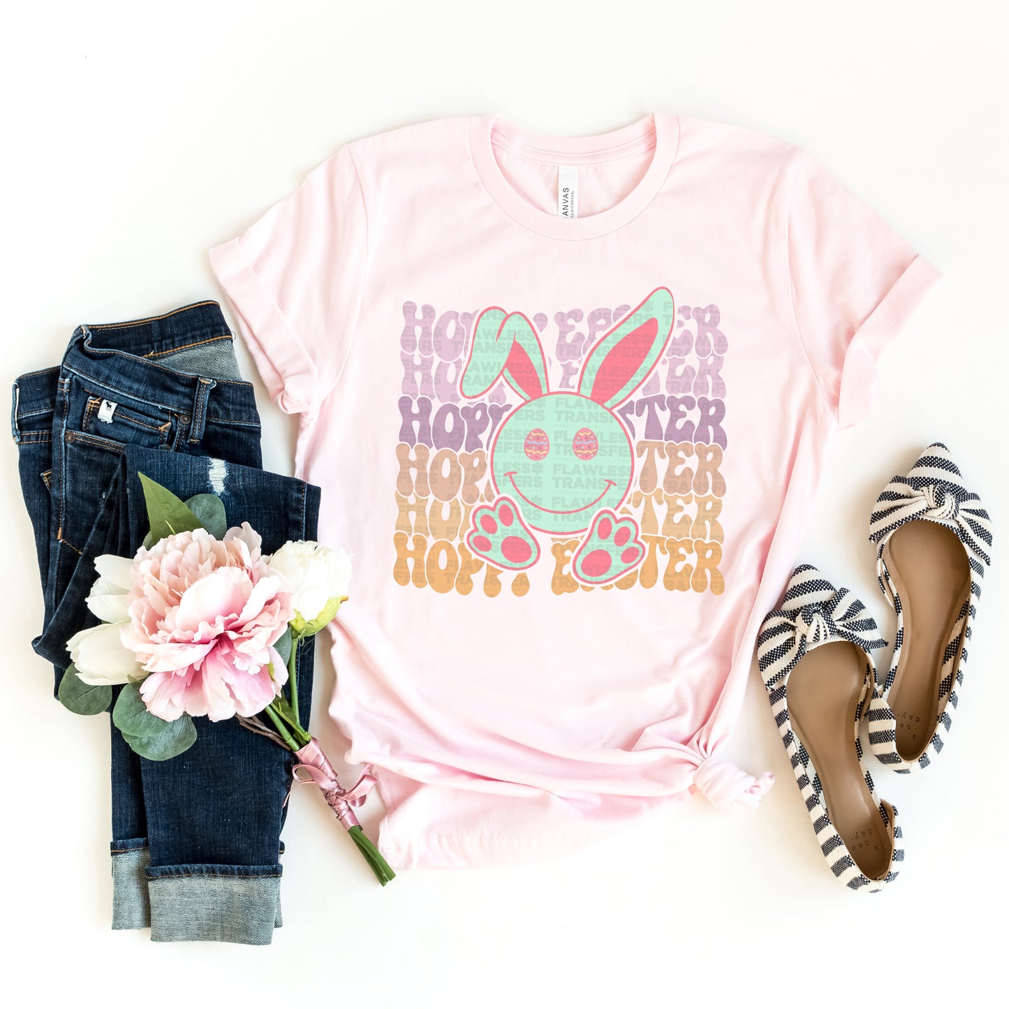 Hoppy Easter Stacked #1122 -DTF Transfers