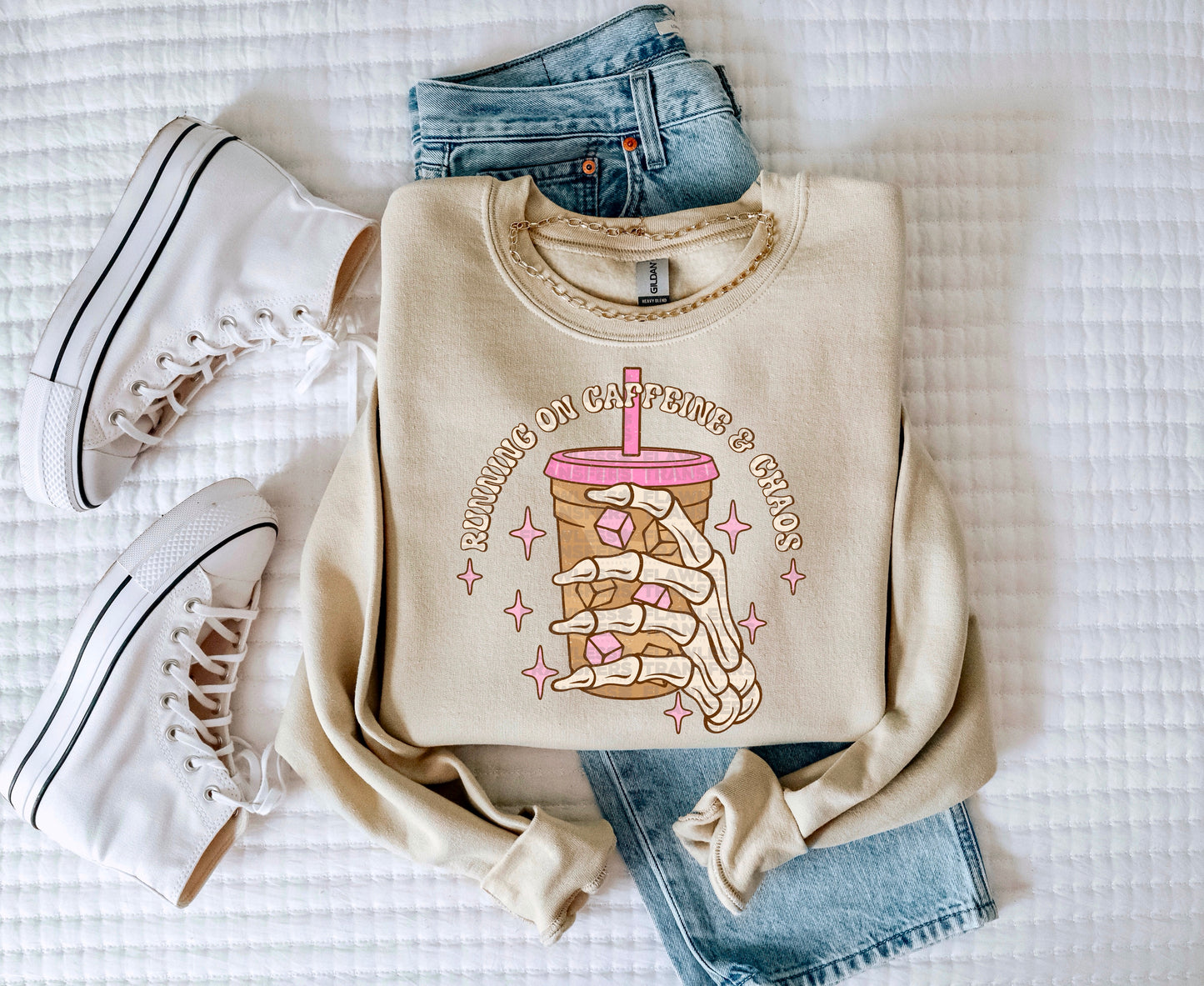 Running On Caffeine & Chaos #1009 - DTF Transfer