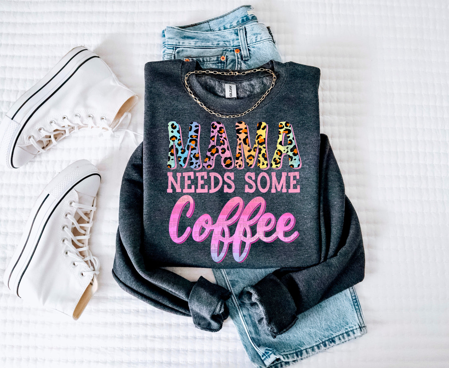 Mama Needs Some Coffee #1001 - DTF Transfer