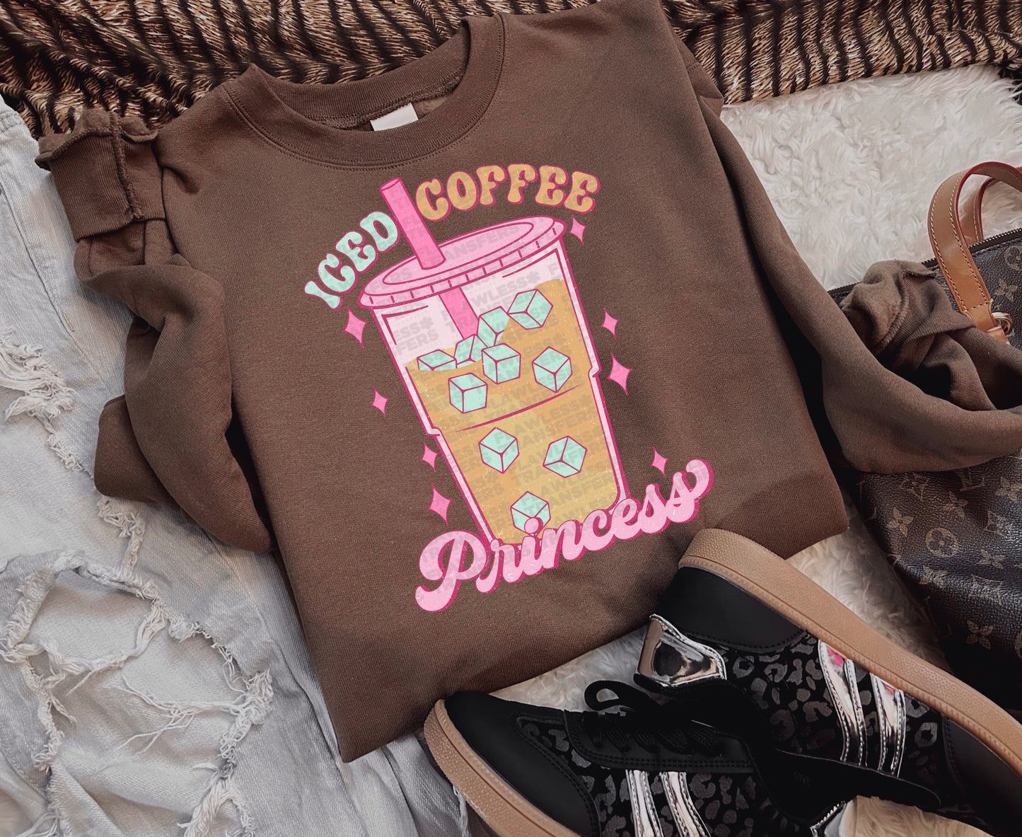 Ice Coffee Princess #1010 - DTF Transfer