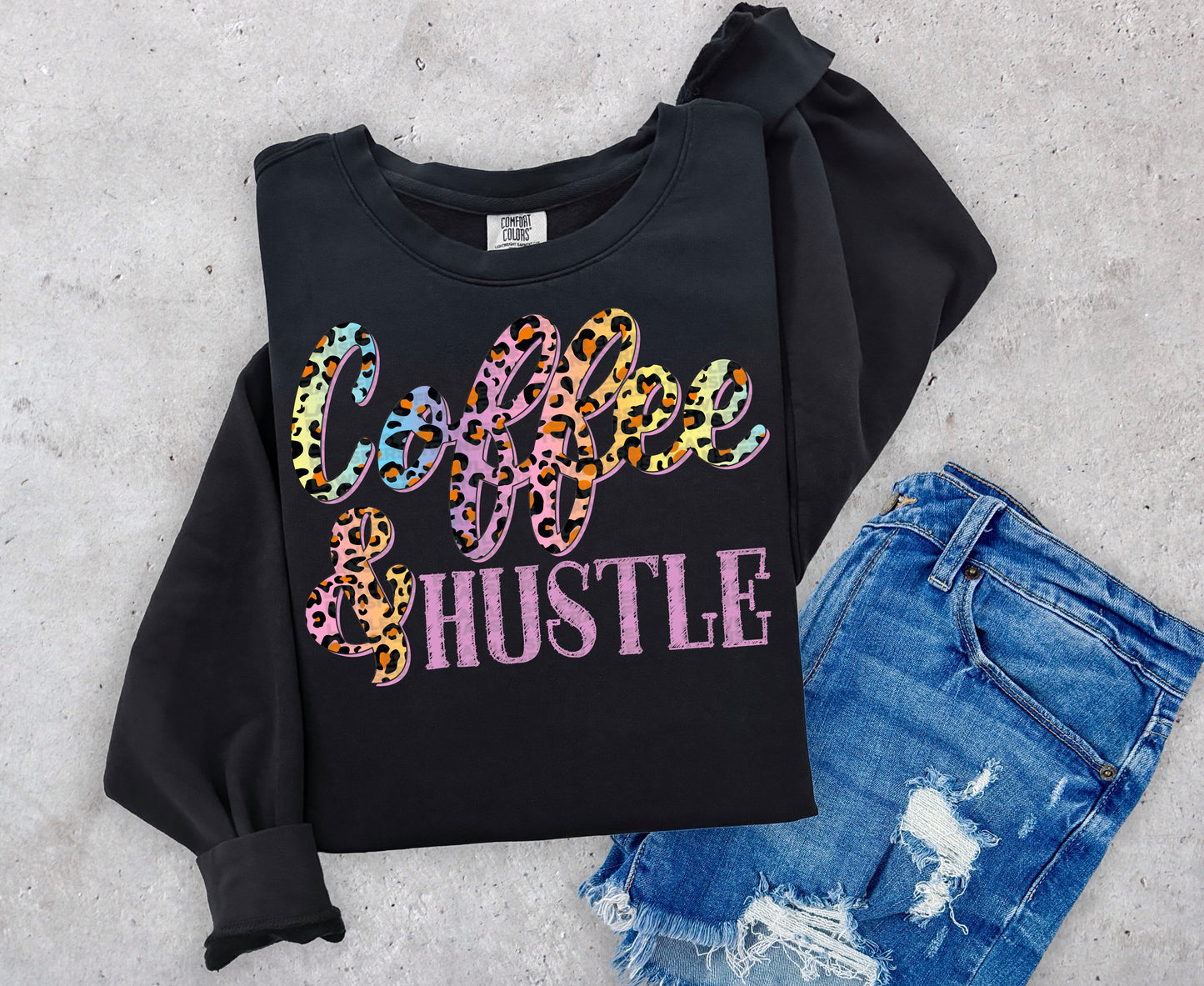 Coffee And Hustle #1002 - DTF Transfer