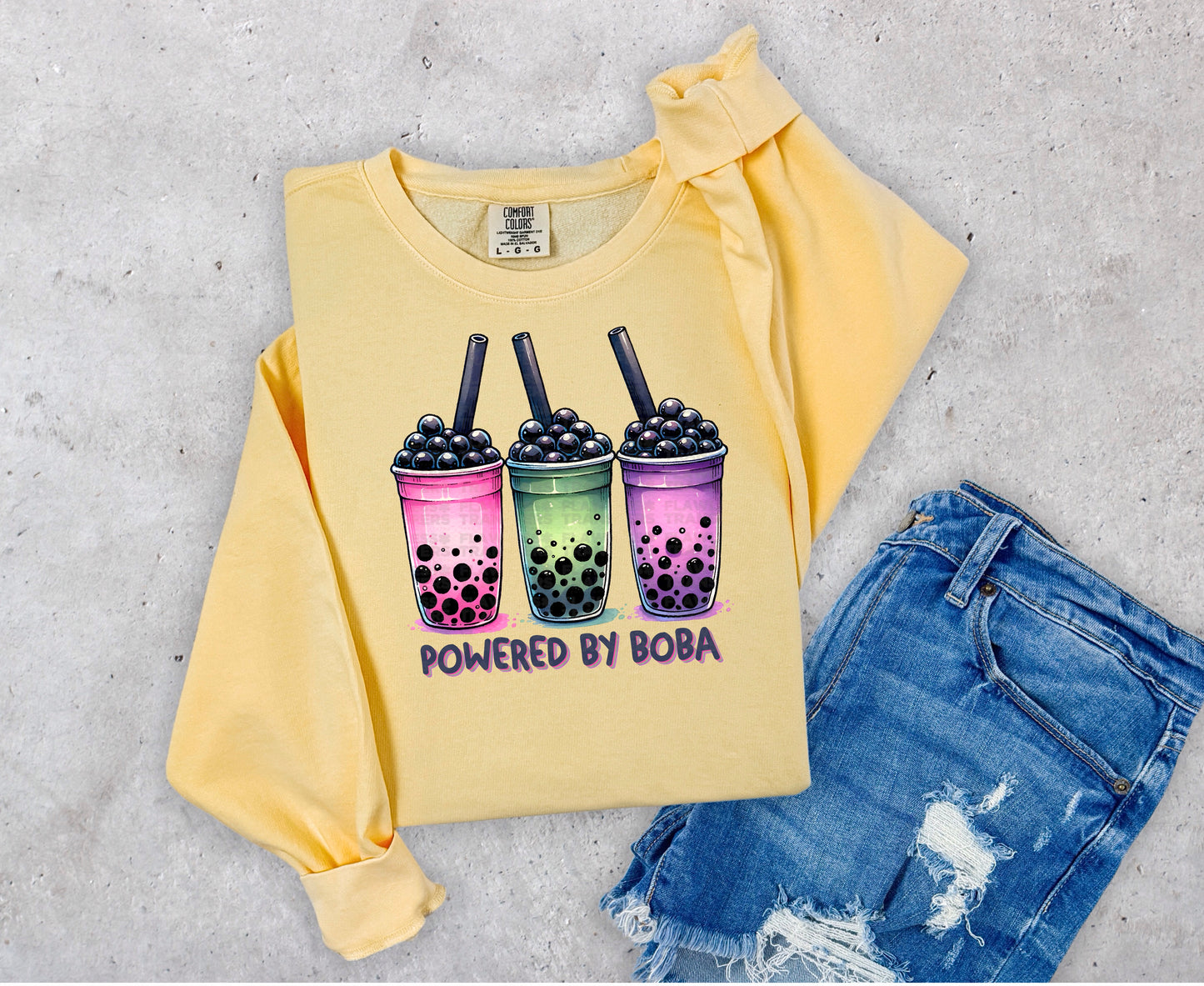 Powered By Boba #1046 - DTF Transfer