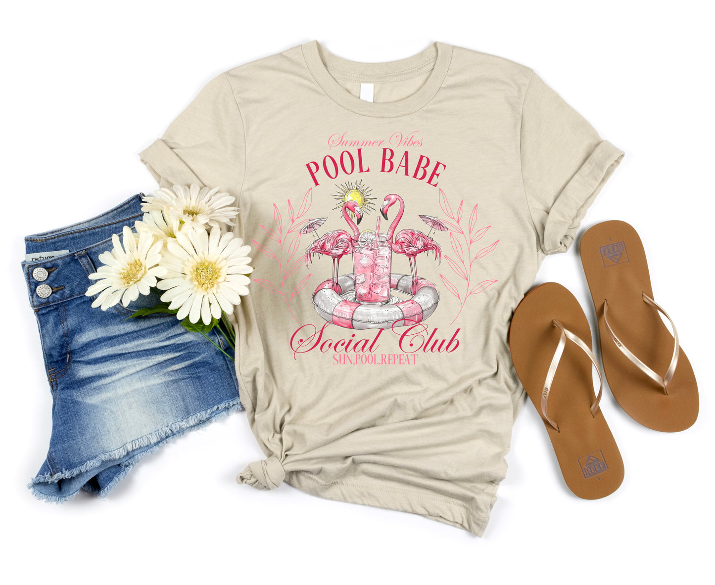 Pool Babe Social Club #1075 - DTF Transfer