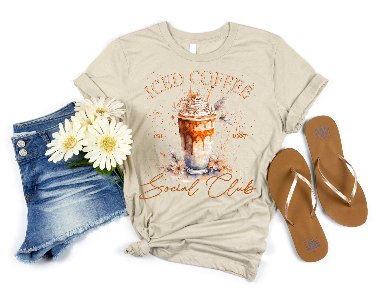 Iced Coffee Social Club #1073 - DTF Transfer