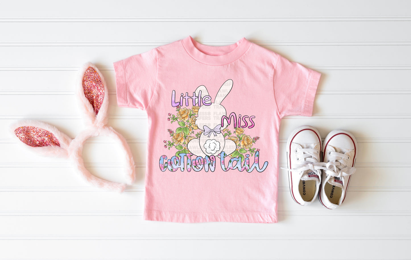 Little Miss Cottontail #1146 -DTF Transfers