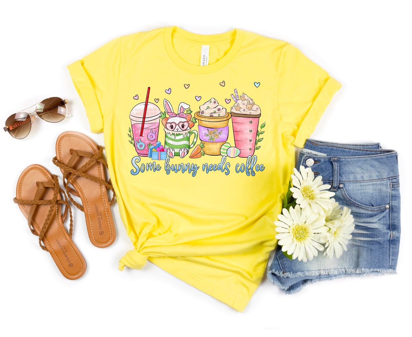 Some Bunny Needs Coffee #1147 -DTF Transfers