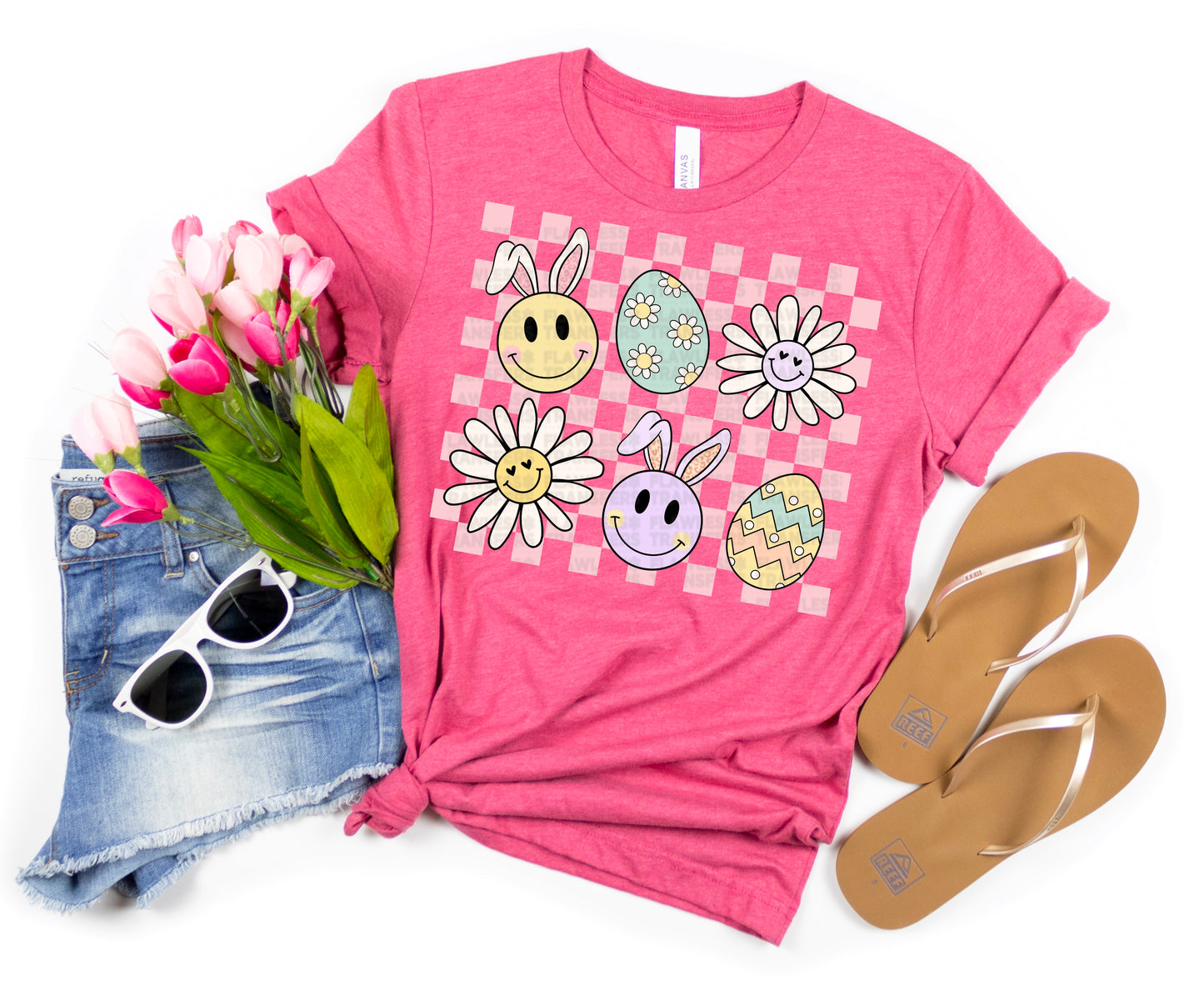 Easter Checkered #1150 -DTF Transfers