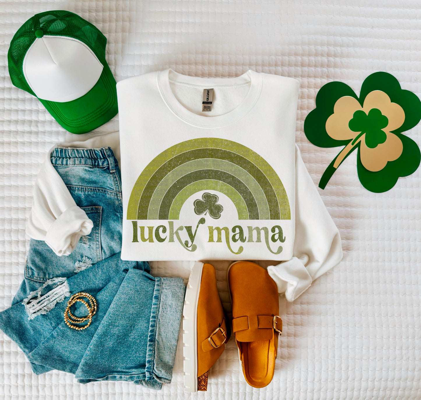 Lucky Mama Rainbow #1197 - DTF Transfers