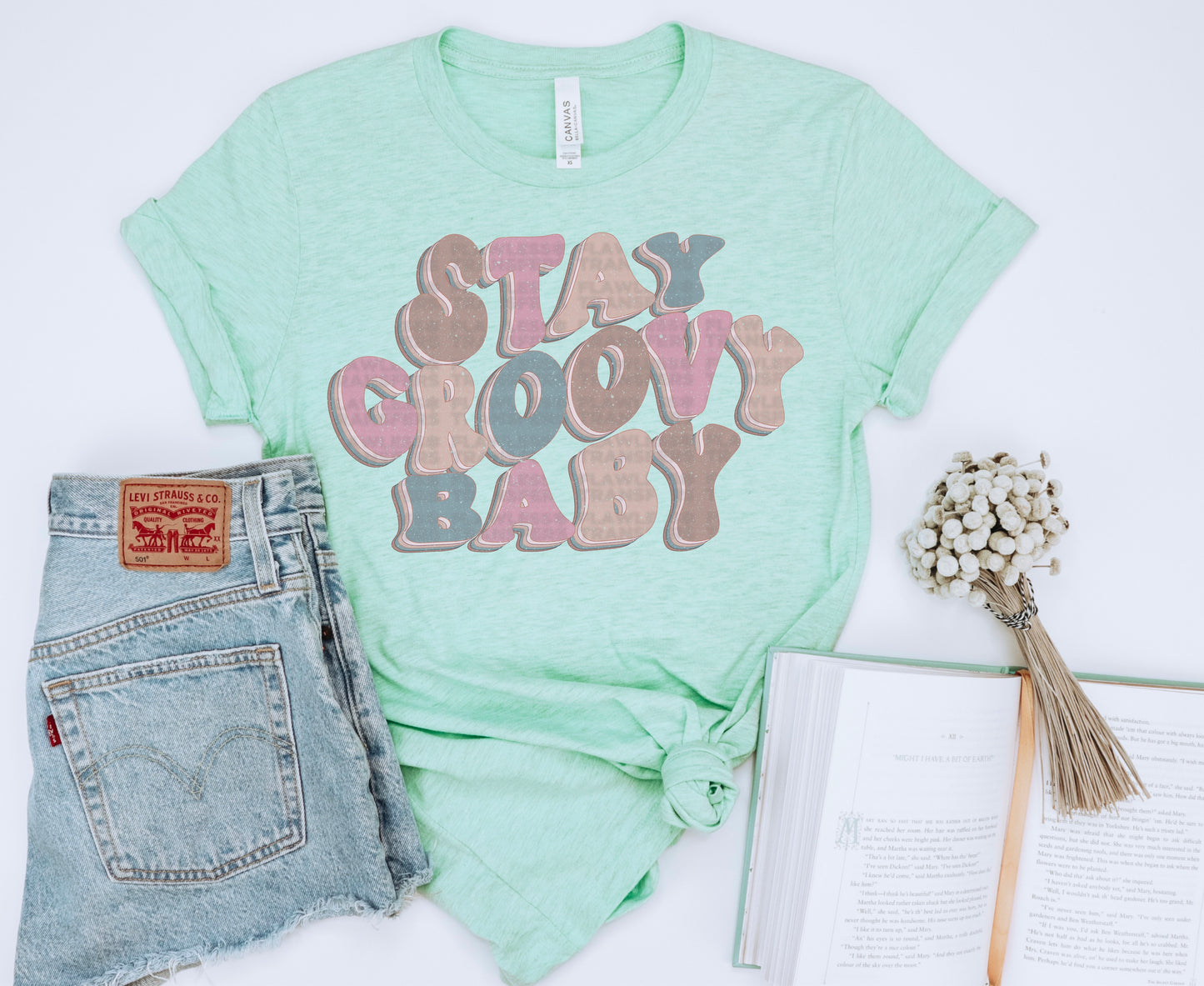 Stay Groovy Baby #1221 - DTF Transfers