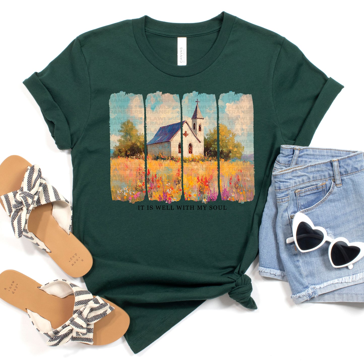 It Is Well With My Soul Brushstroke #3052 DTF Transfer