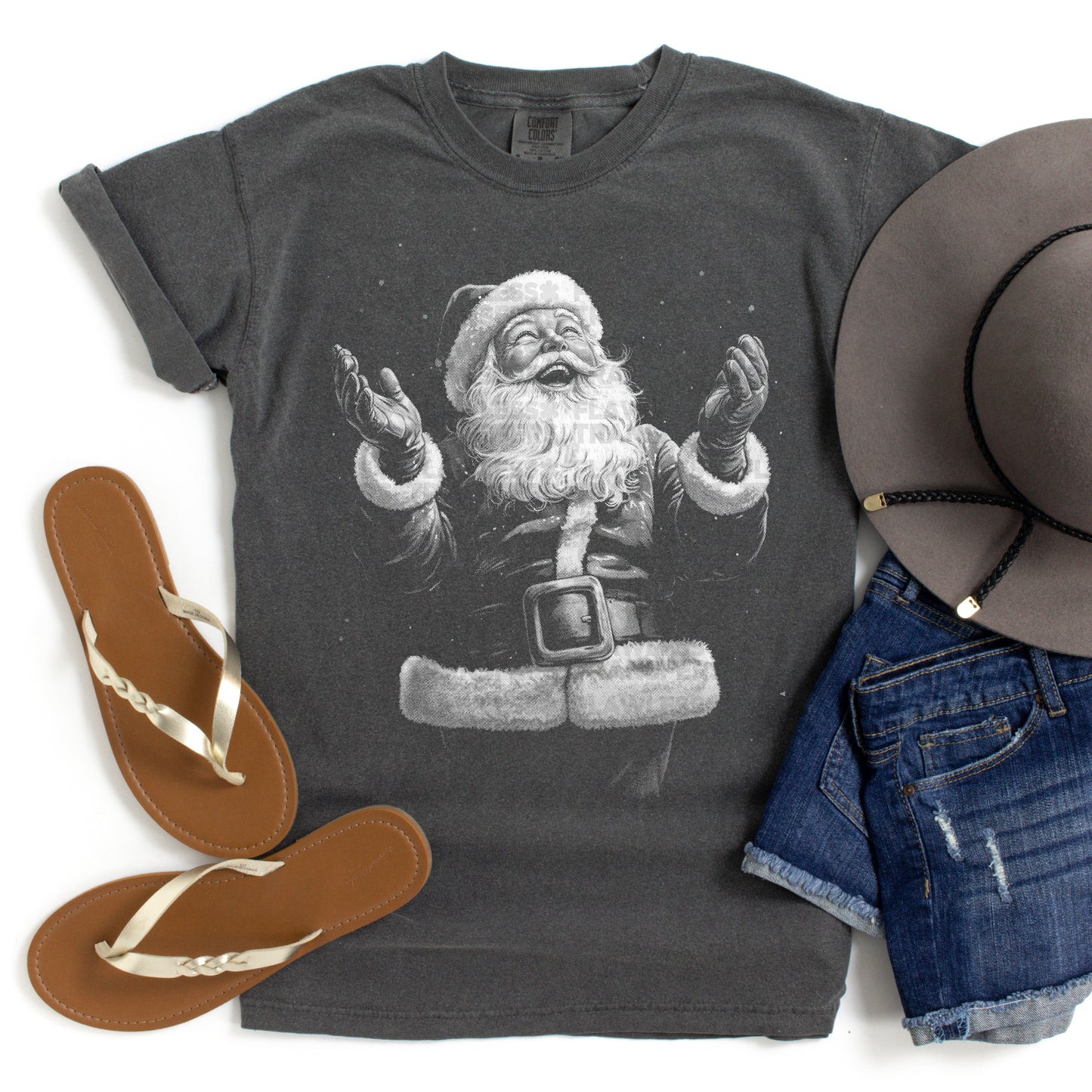 Joy Santa #2802 DTF Transfer