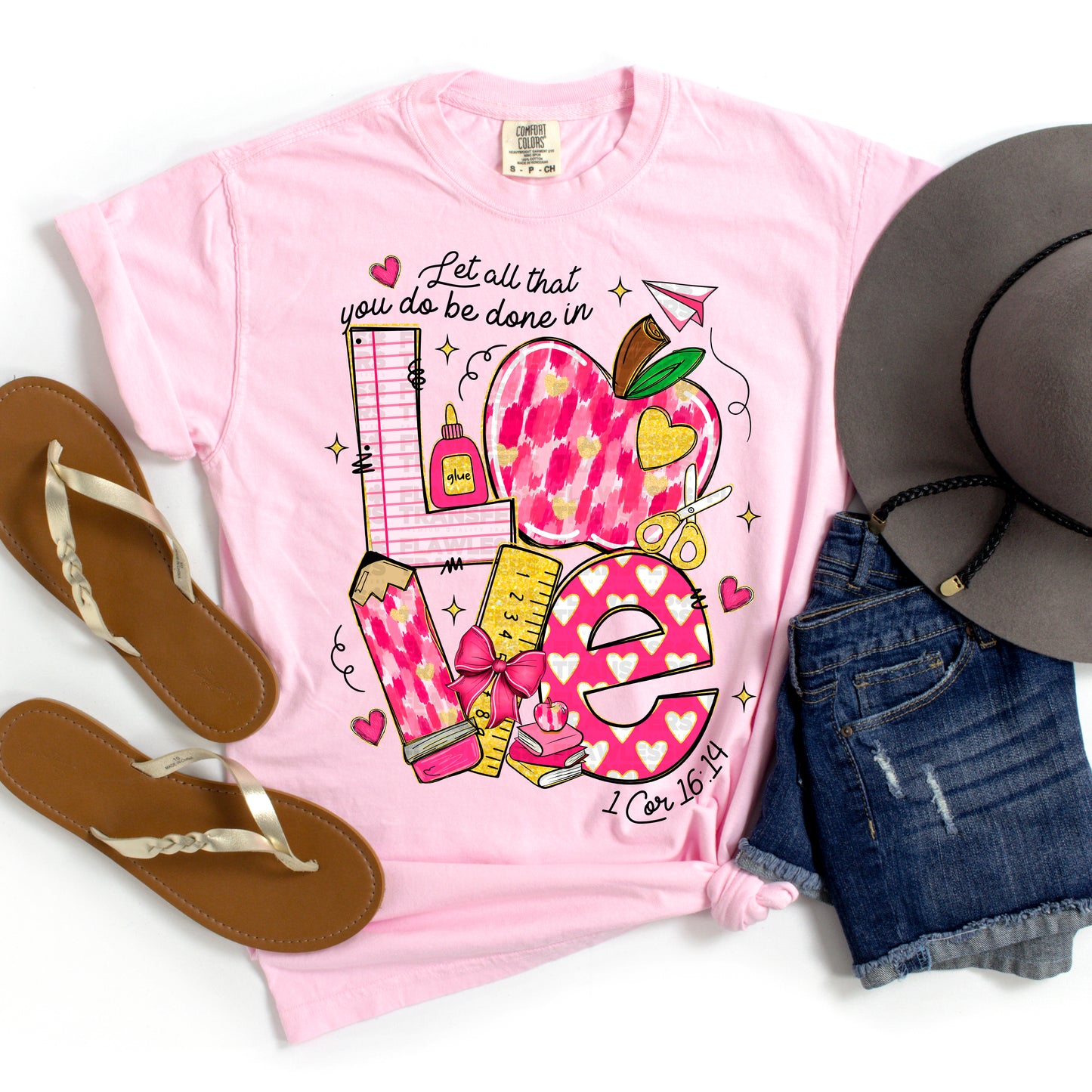 Let All That You Do Be Done In Love Teacher #3019 DTF Transfer