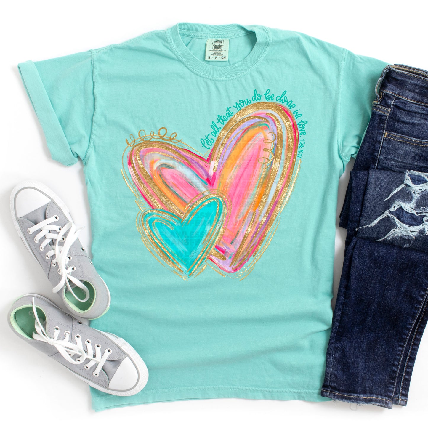 Let All That You Do Be Done In Love #2995 DTF Transfer