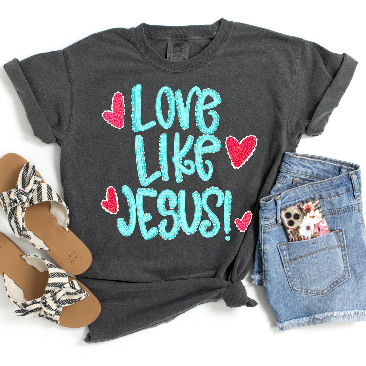 Love Like Jesus #3884 DTF Transfer