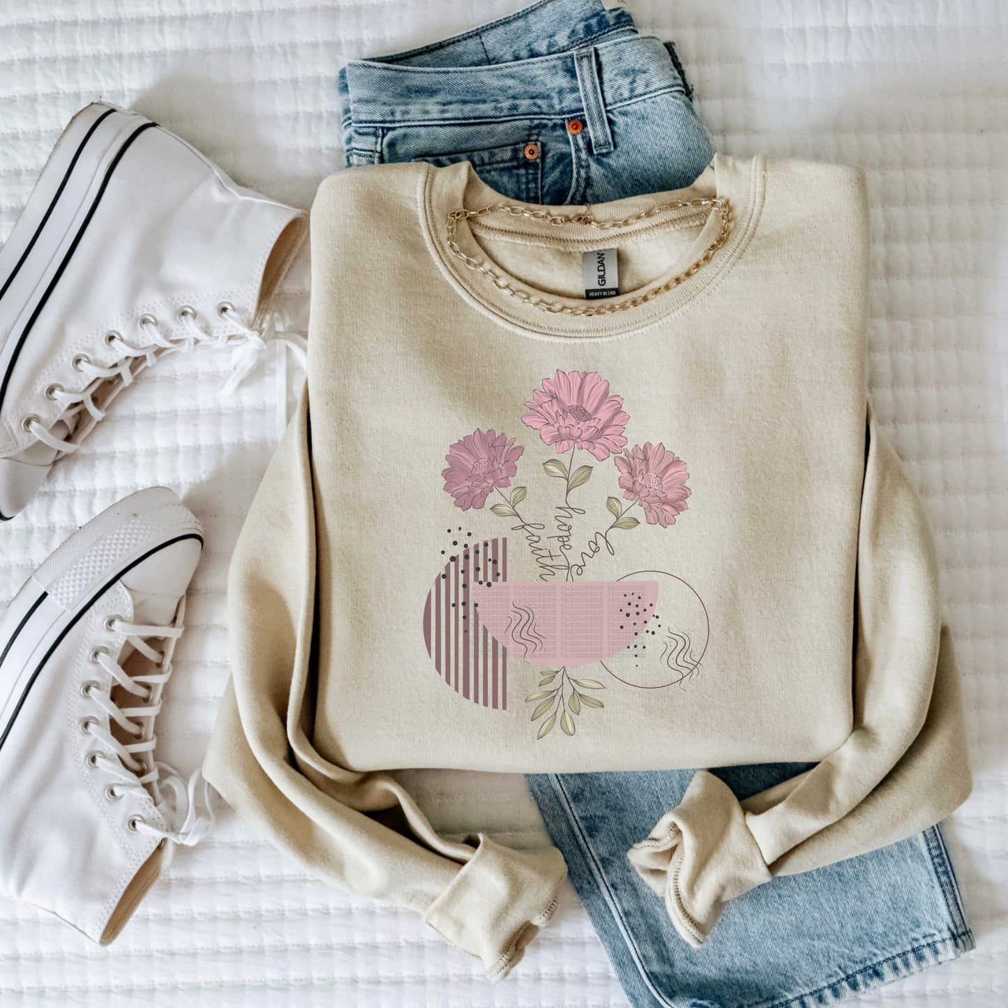 Faith Love Hope Stems #1036 - DTF Transfer