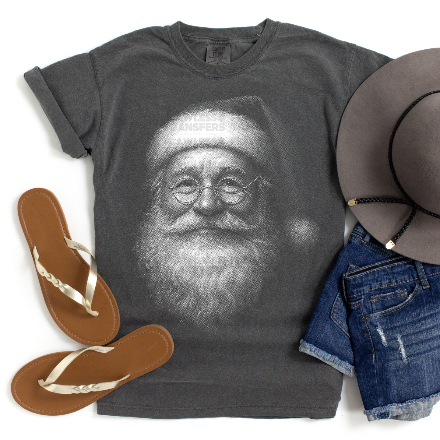 Santa Face #2804 DTF Transfer