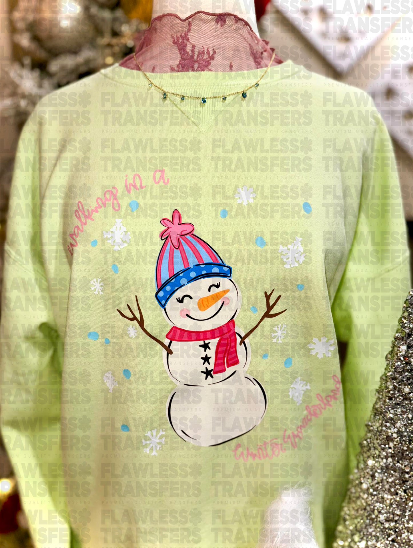 Walking In A Winter Wonderland #2976 DTF Transfer