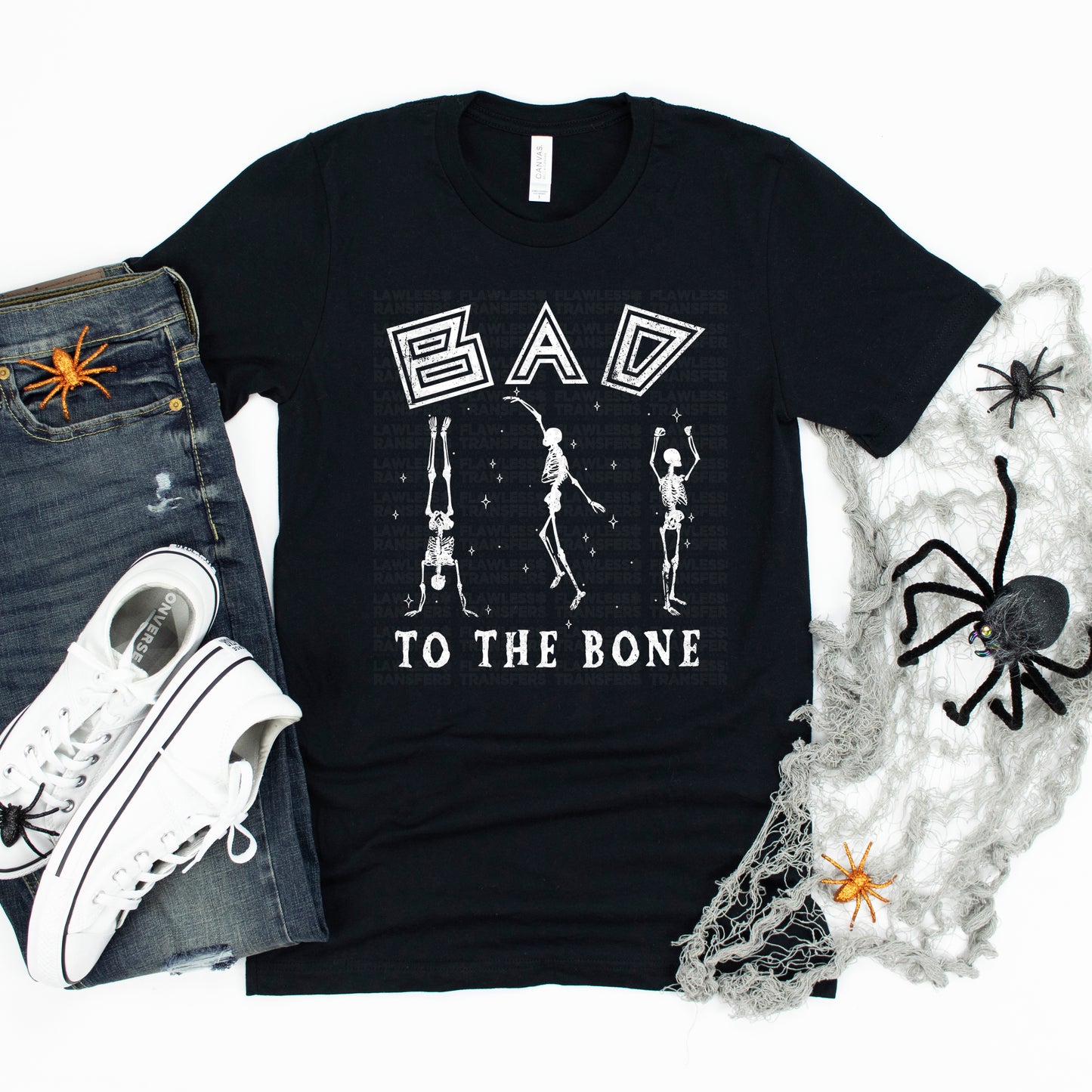 Bad To The Bone DTF Transfer