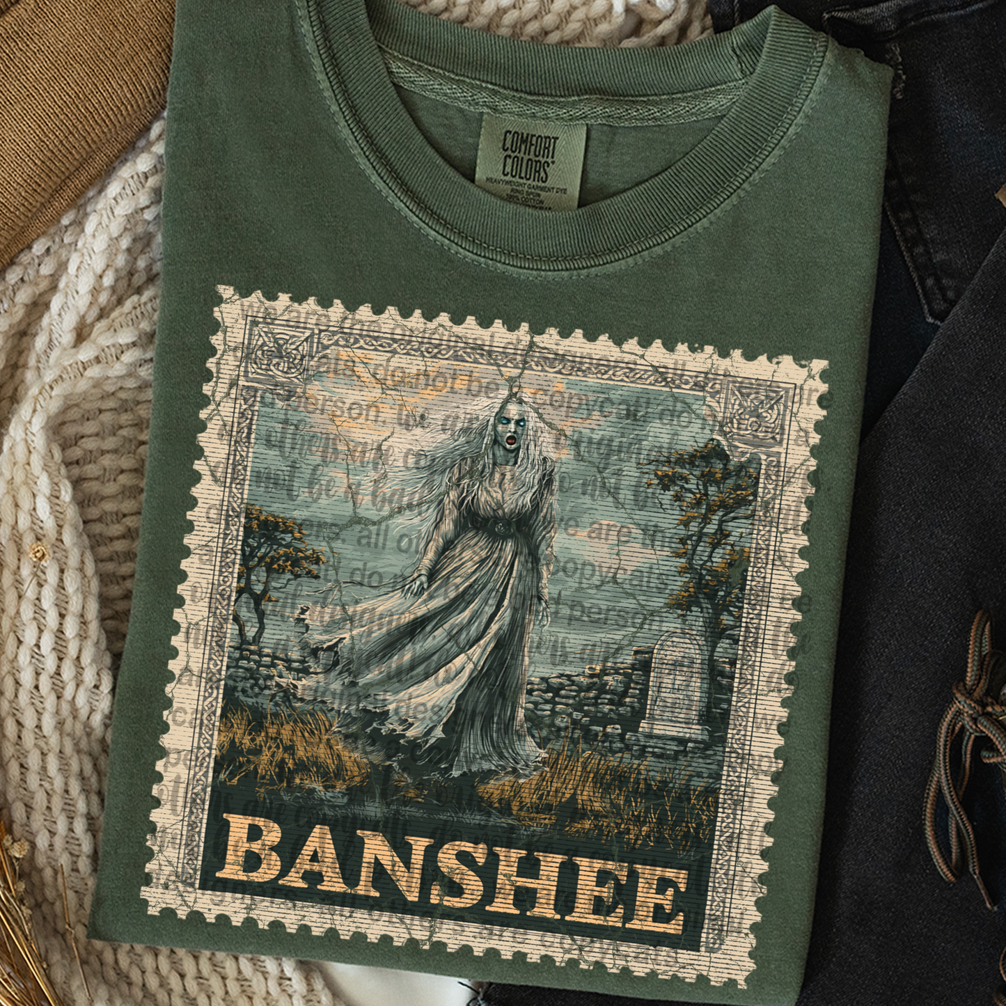 Banshee Vintage Stamp #2299 DTF Transfer