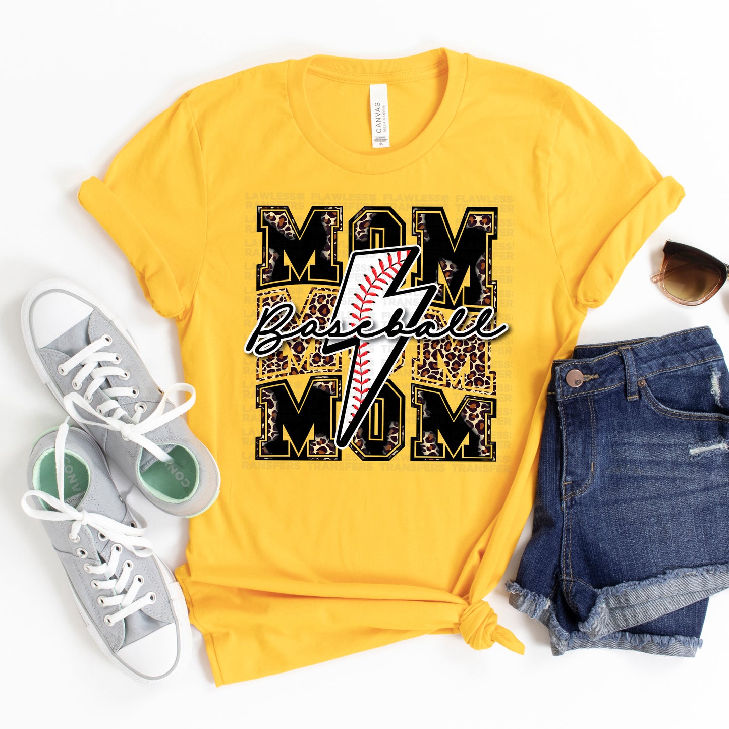 Baseball Mom - Design 5 DTF Transfer