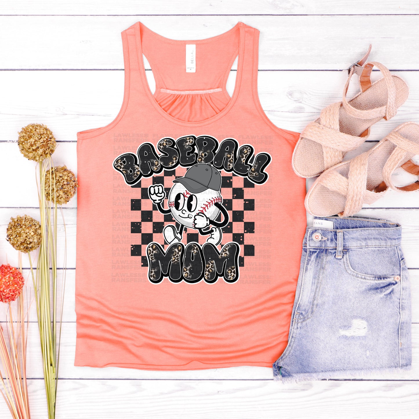 Baseball Mom - Design 6 DTF Transfer