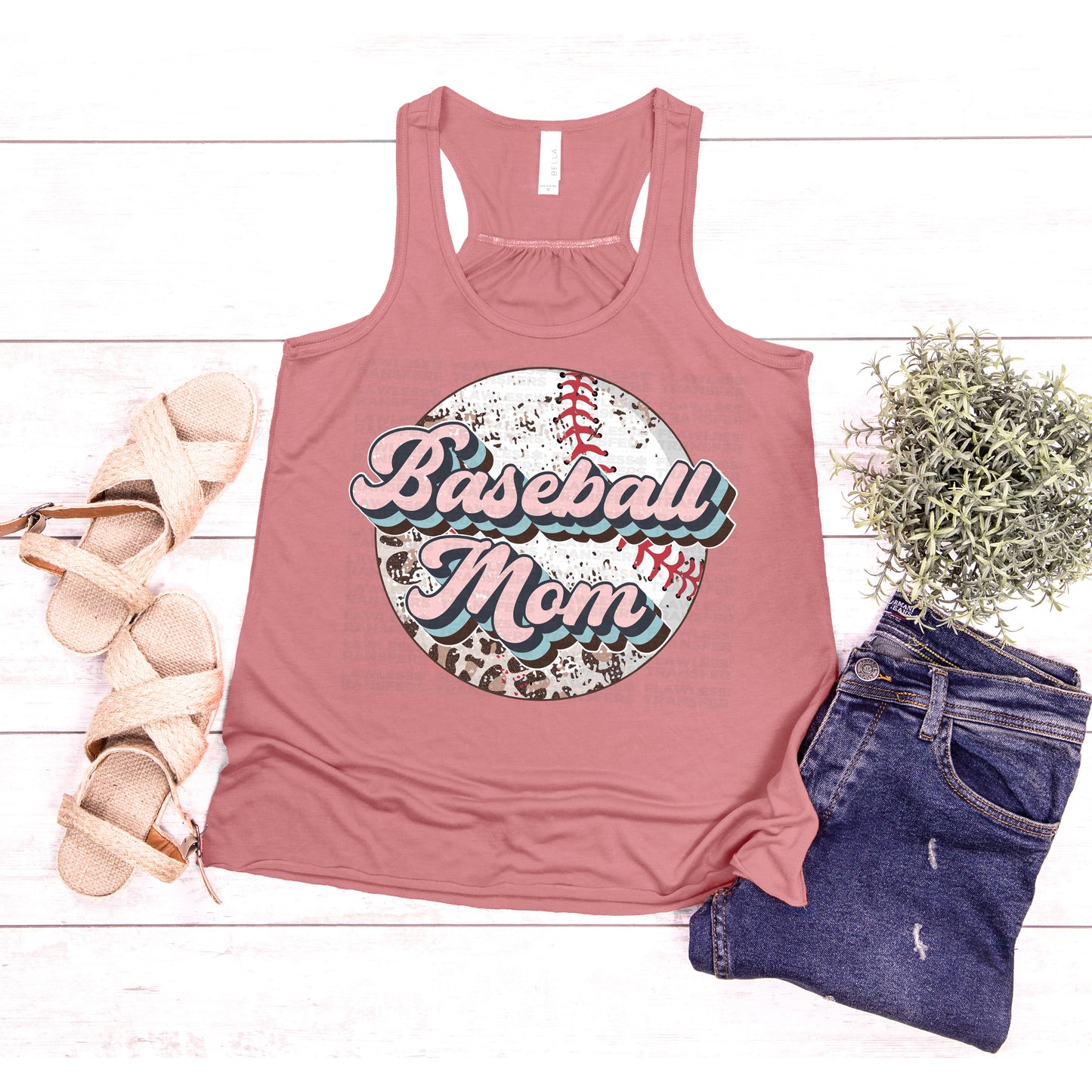 Baseball Mom - Design 7 DTF Transfer