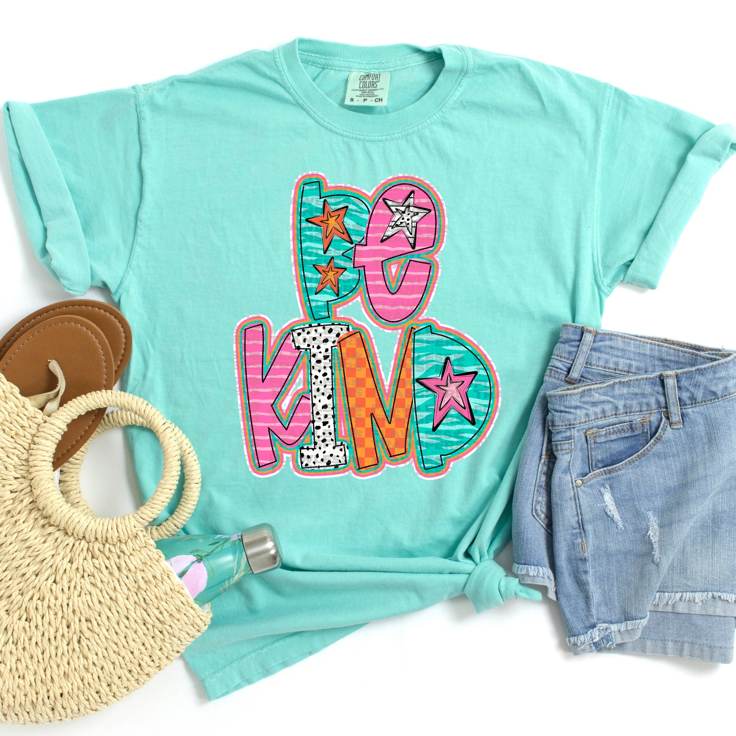 Be Kind Fun Doodle Stars #2002 DTF Transfer