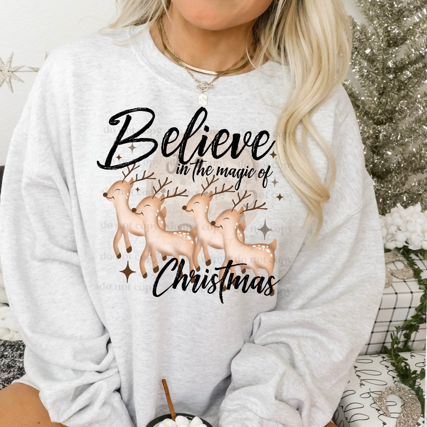 Believe In The Magic Of Christmas DTF Transfer