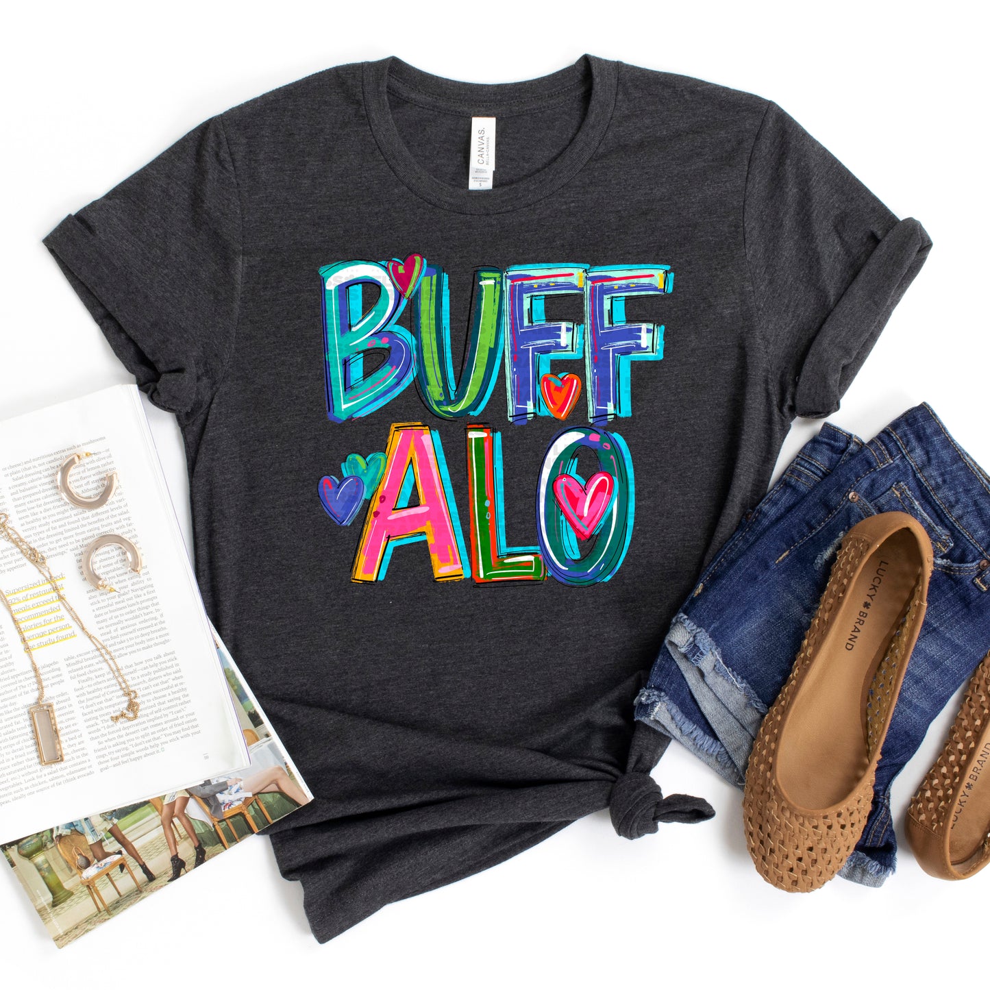 Buffalo Cheery Words DTF Transfer