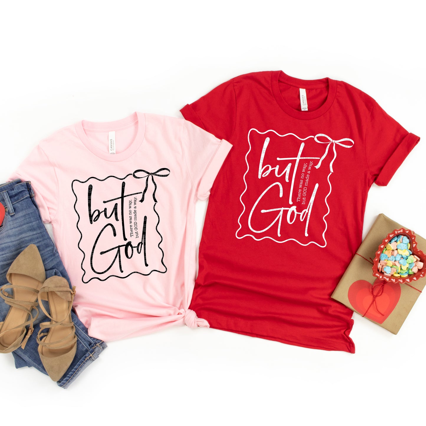 But God Coquette Bow #2054 DTF Transfer