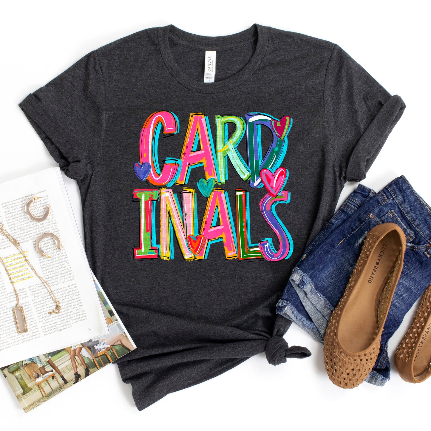 Cardinals Cheery Words DTF Transfer