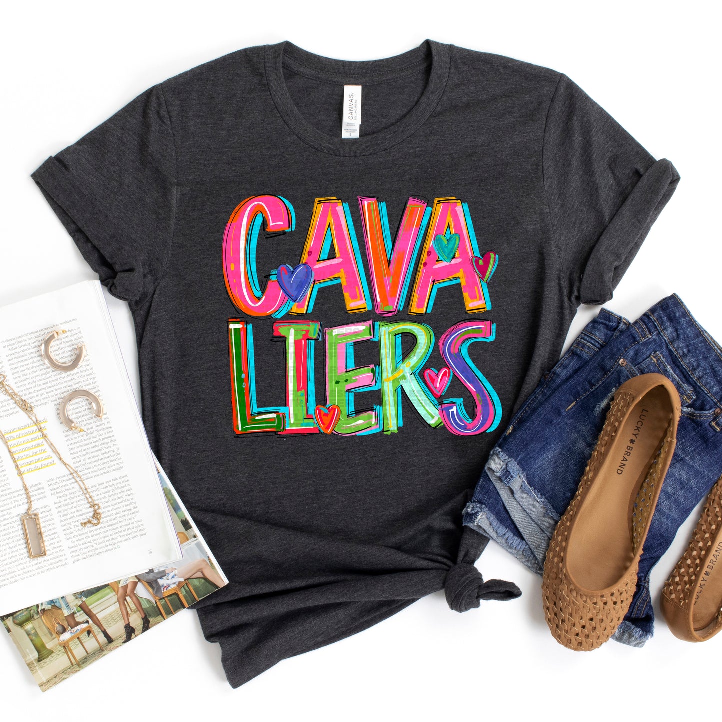 Cavaliers Cheery Words DTF Transfer