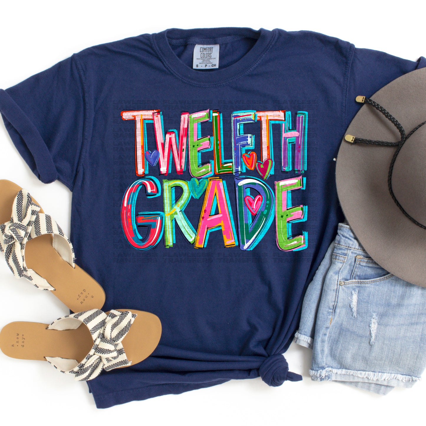 12th Grade Cheery Words DTF Transfer