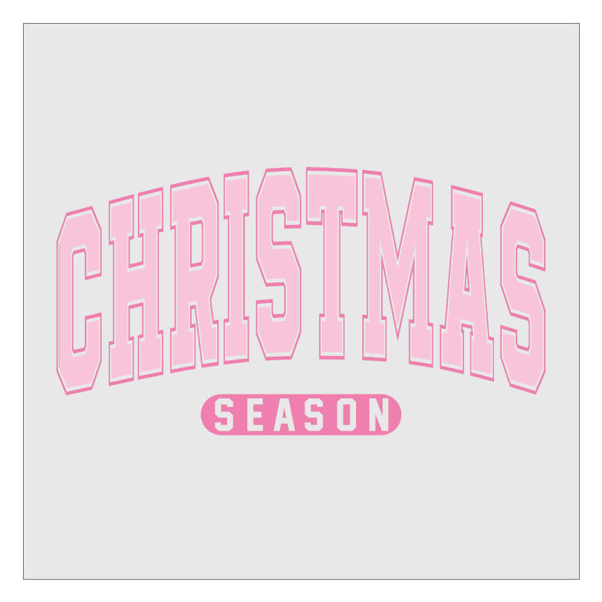 Christmas Season - Pink DTF Transfer