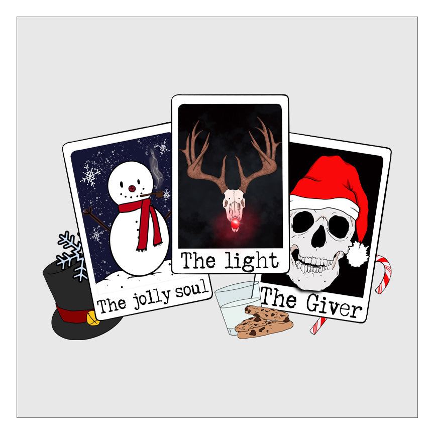 Christmas Tarot Cards DTF Transfer