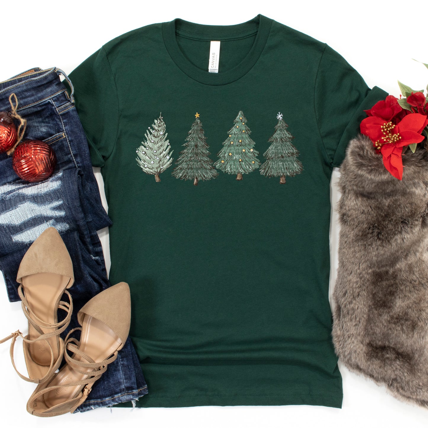 Christmas Trees #0010 DTF Transfer