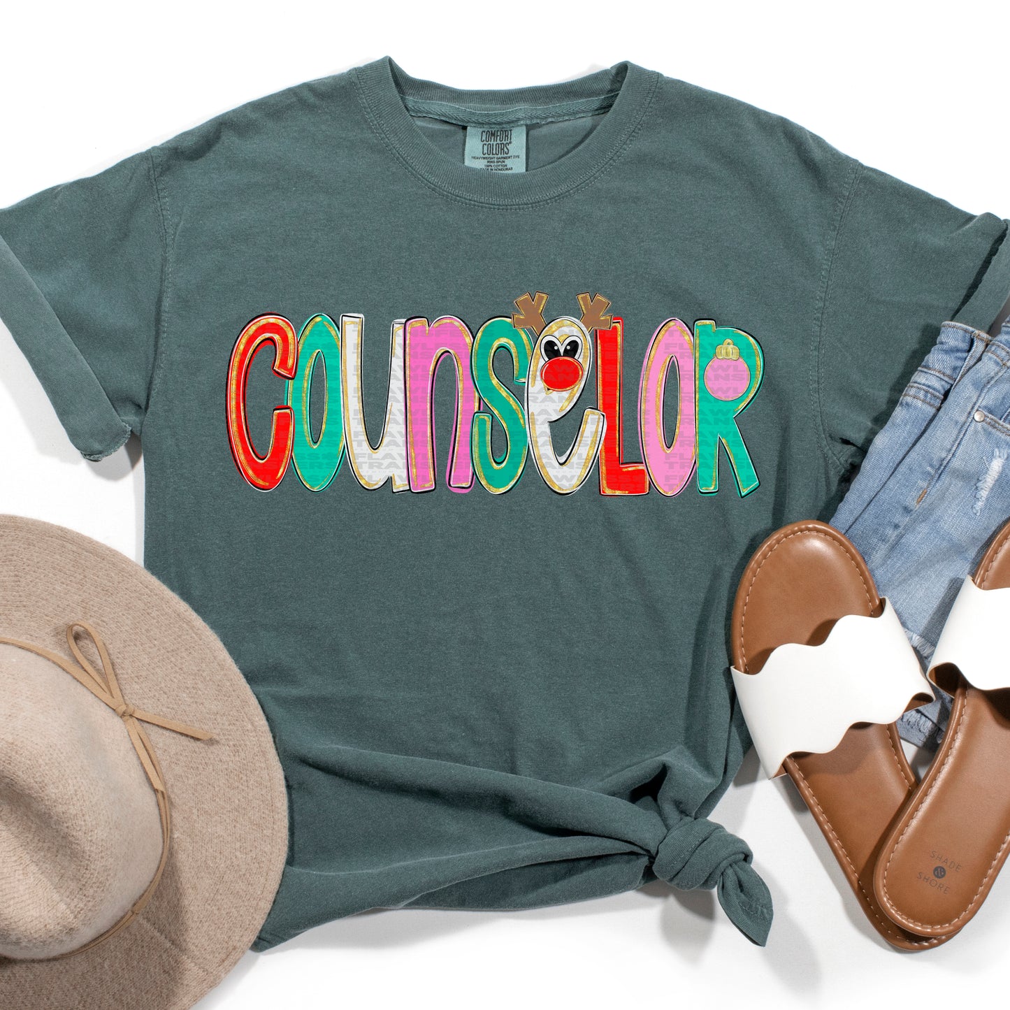 Counselor - Merry Everything Alpha Font DTF Transfer