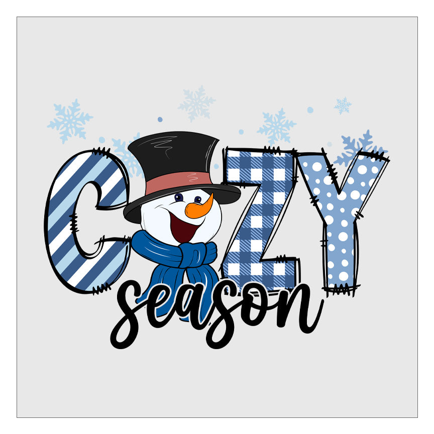 Cozy Season - Snowman DTF Transfer