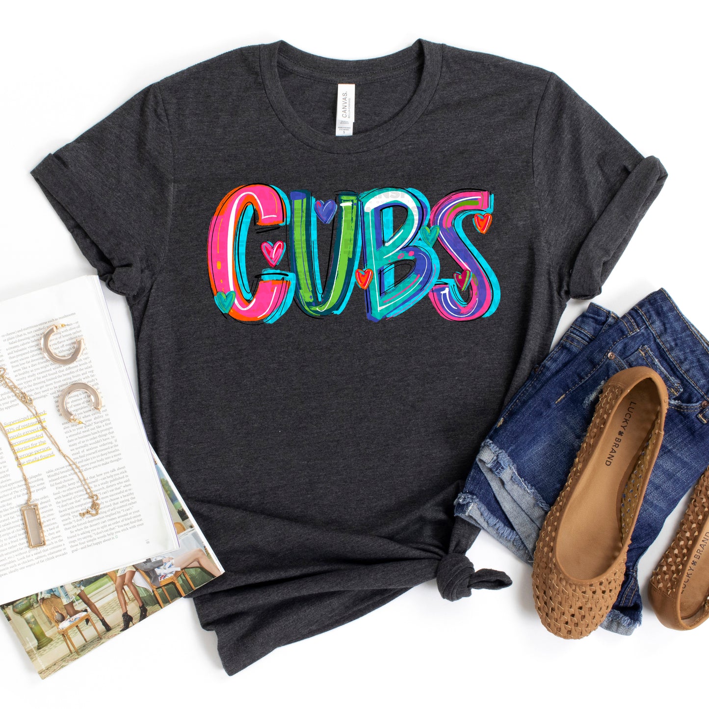 Cubs Cheery Words DTF Transfer