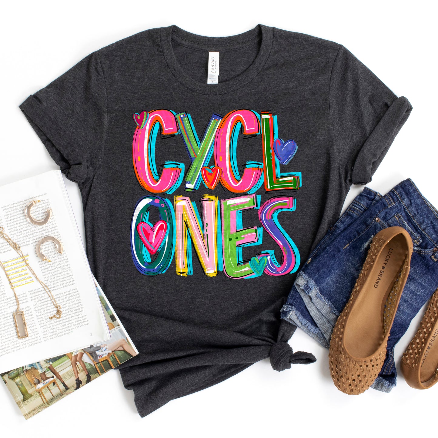 Cyclones Cheery Words DTF Transfer