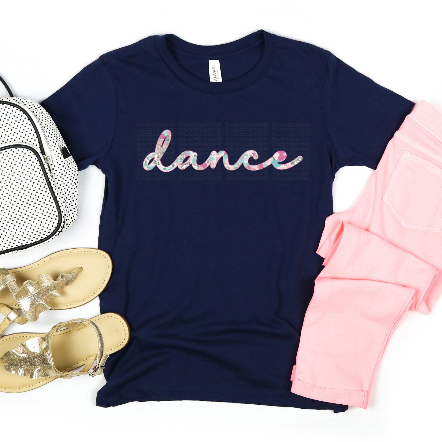 Dance Floral Cursive DTF Transfer
