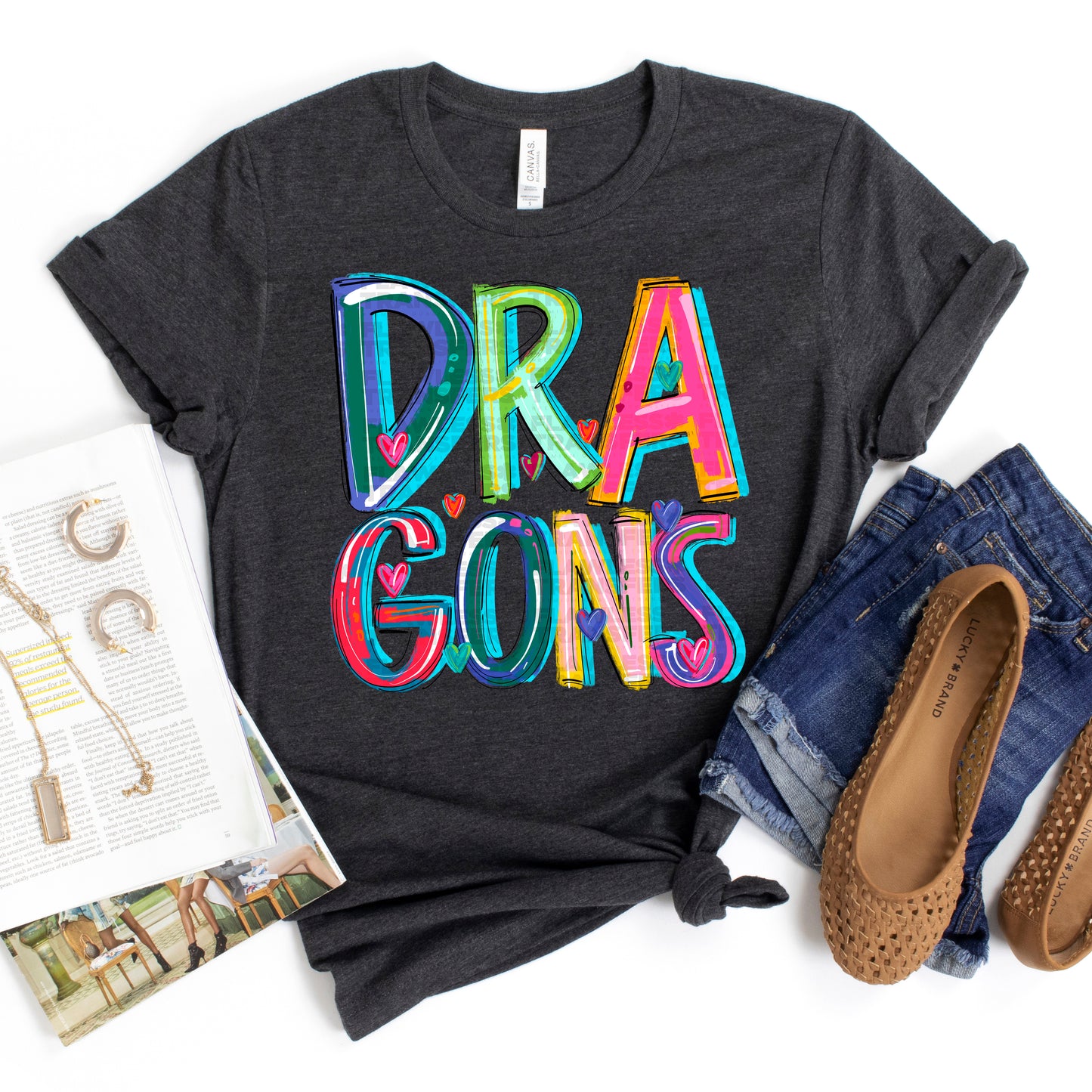 Dragons Cheery Words DTF Transfer