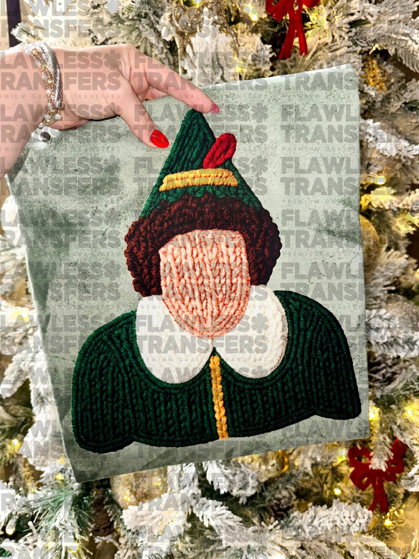 Elf Faux Yarn #2660 DTF Transfer