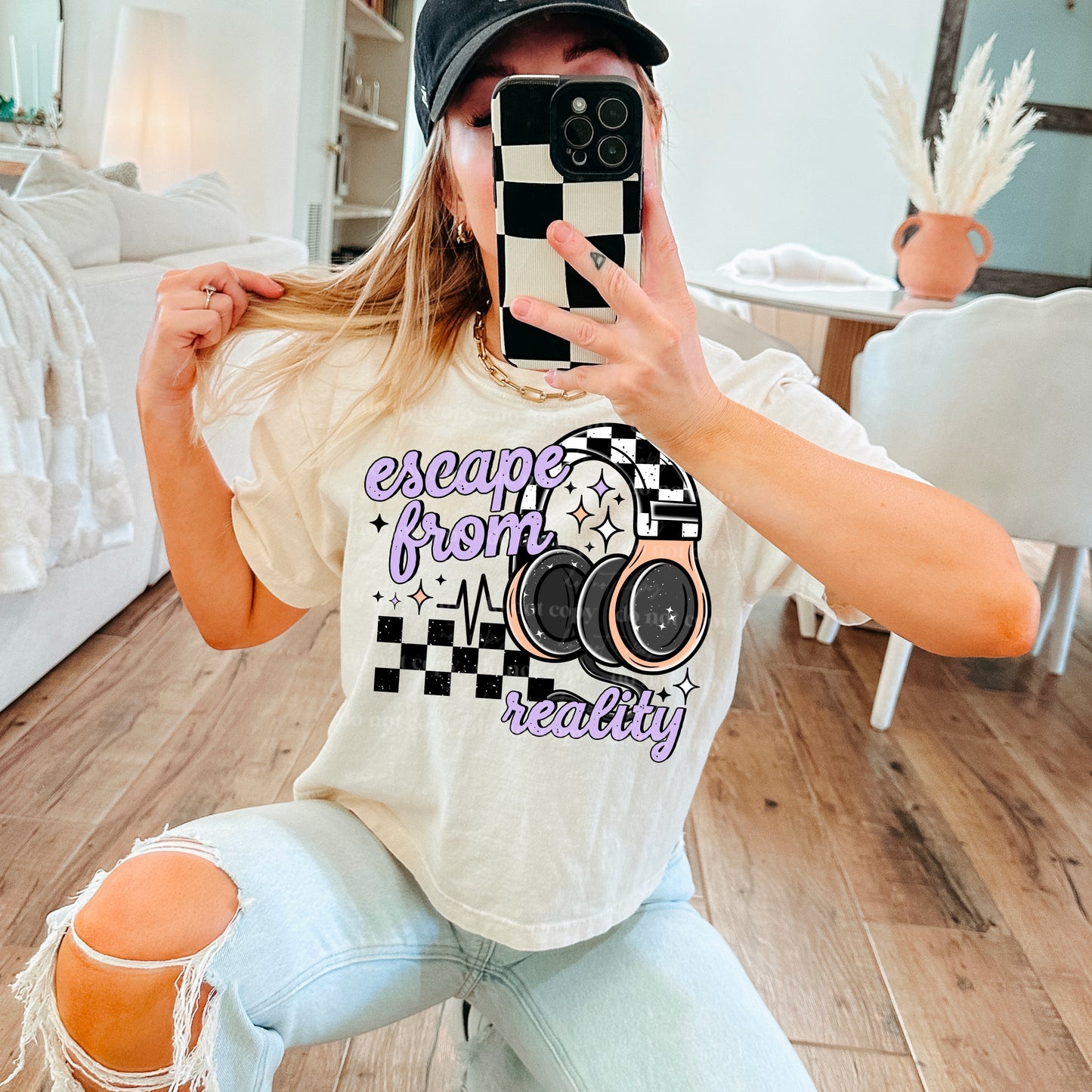 Escape From Reality Full Color DTF Transfer