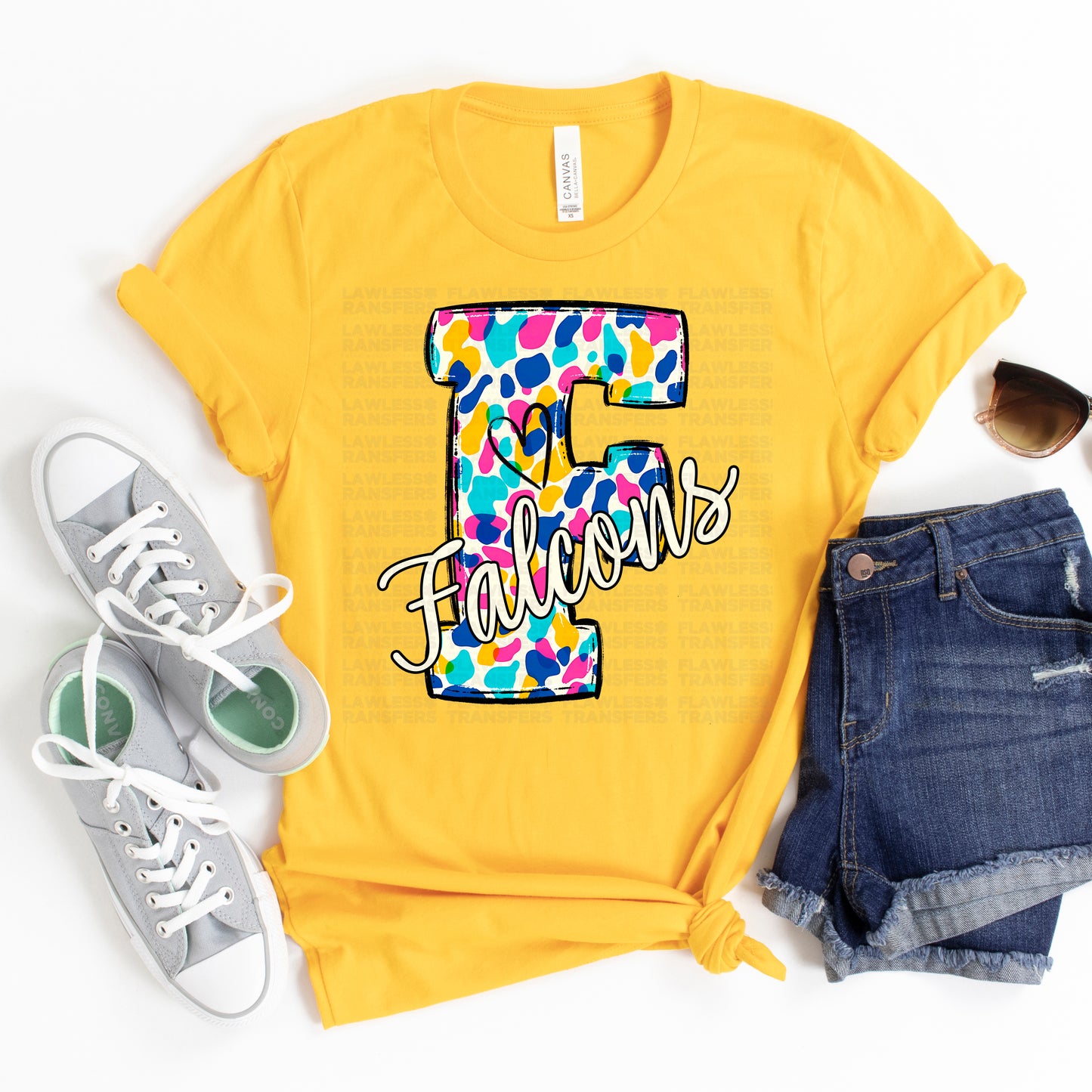 Falcons Bright Spots DTF Transfer