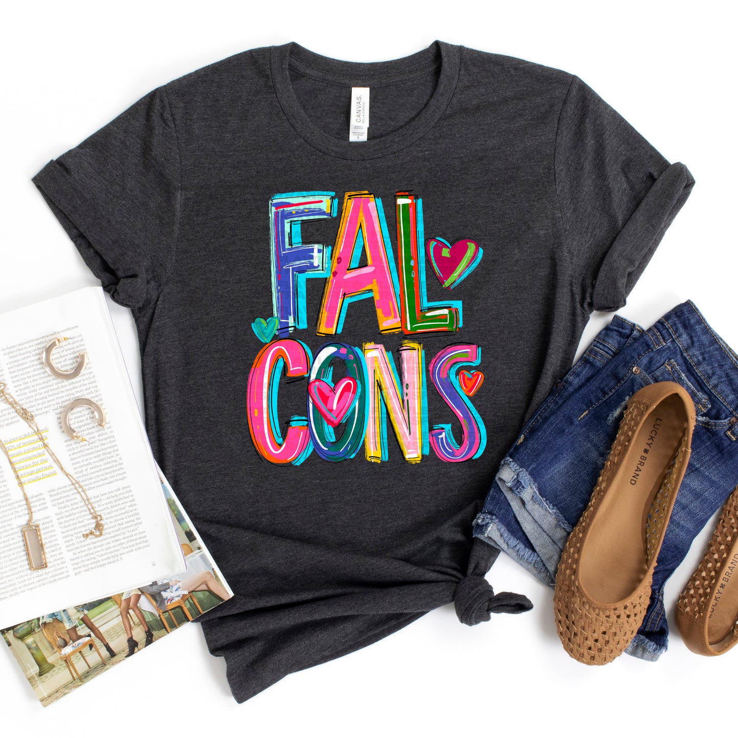 Falcons Cheery Words DTF Transfer