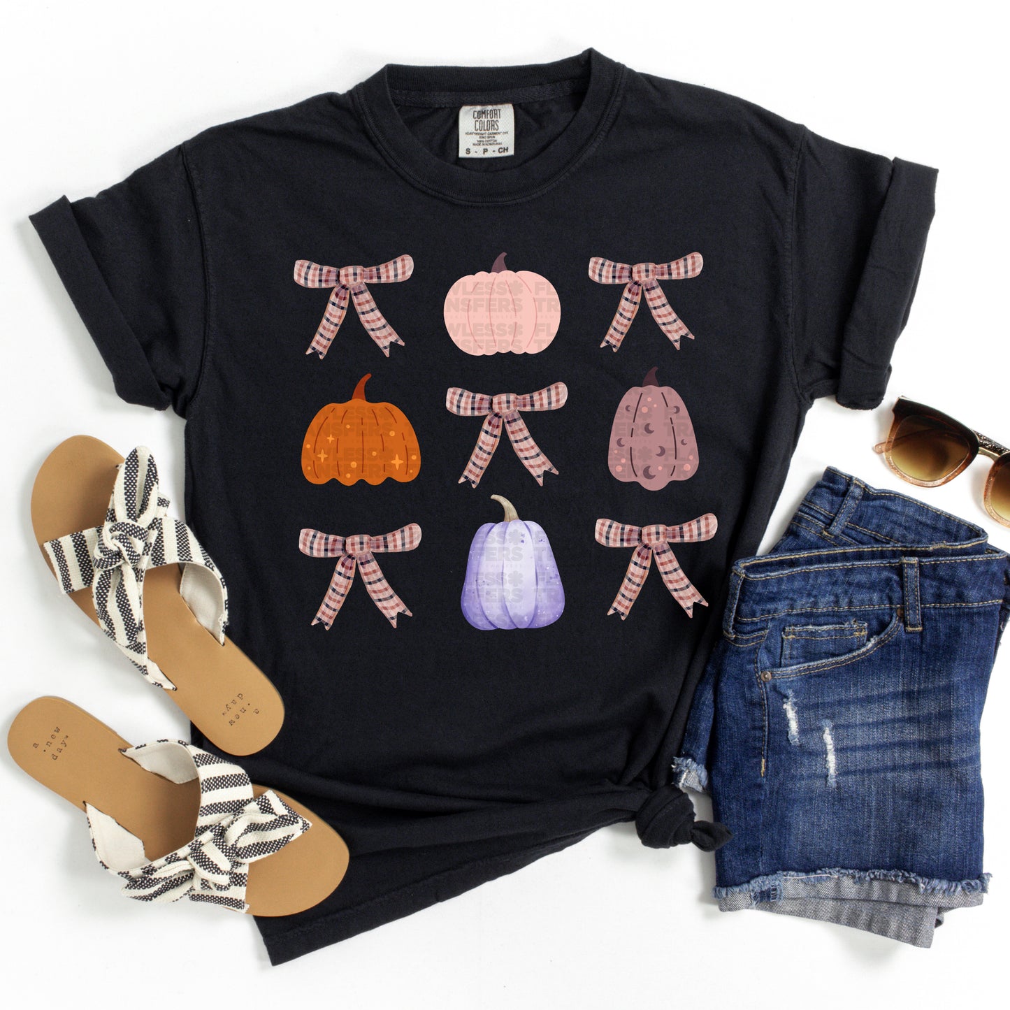 Fall Pumpkin Coquette Bow #2543 DTF Transfer